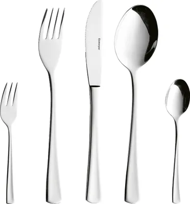 Produktbild von Esmeyer 30-tlg. Besteck STOCKHOLM, aus Edelstahl 18/10, poliert. Materialstärke 2.2/2.0 mm, 204-081