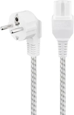Obrázok produktu pre Goobay 93314, 2 m, Zástrčka typu F, C15 zviazané, H05RN-F3G, 250 V