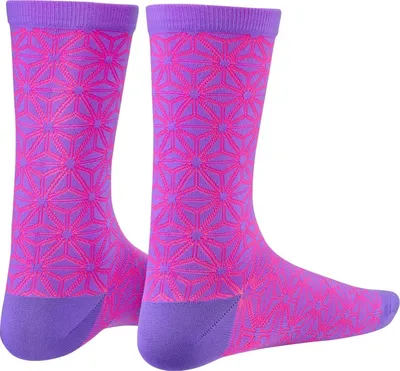 Produktbild von Supacaz Uni Socken Supasox Asanoha , Lila Rosa, 43-47