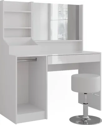 Obrázek produktu pro Toaletní stolek Vicco Sherry Bílá/bílý vysoký lesk 119.8 cm 4 díly, Model 57596
