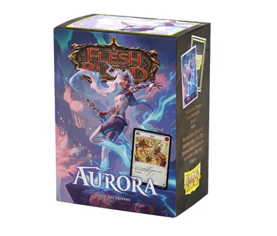 Produktbild von 100 Dragon Shield Matte Art Sleeves - Flesh and Blood - Aurora