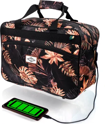 Produktbild von RGL 33A USB Flugzeugtasche Handgepäck Tasche mit USB Grösse: 40x30x20 Wizzair  Farbe: Blätter