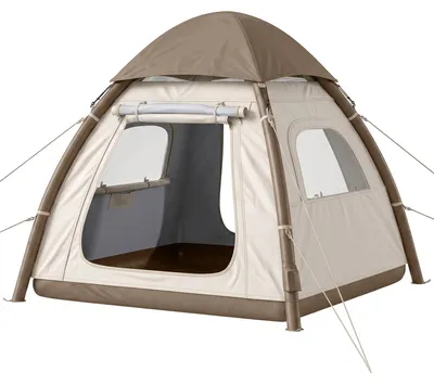 Produktbild von Outsunny Aufblasbares Zelt 2-3 Pers. Schneller Aufbau Outdoor Camping Zelt