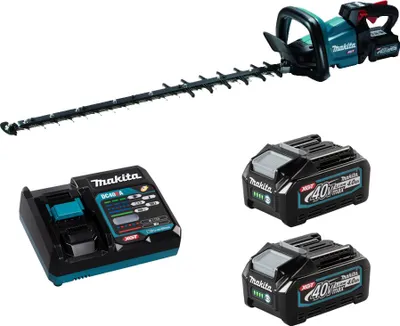 Produktbild von MAKITA Heckenschere M 75 cm 40V Max 2 BL4040 Akkus + Ladegerät - UH007GM201
