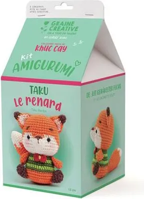 Image de Kit Minigurumi Renard - Graine Creative