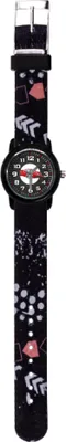 Produktbild von Kinderuhr Rennwagen schwarz - bb-Klostermann 21533 - Armbanduhr Motivuhr Quarz-Uhrwerk