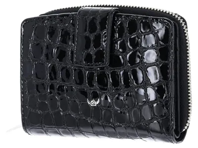Productafbeelding van Golden Head Leer portemonnee Cayenne RFID Protect Kombischeintasche mit Riegel 1438 Schwarz zwart