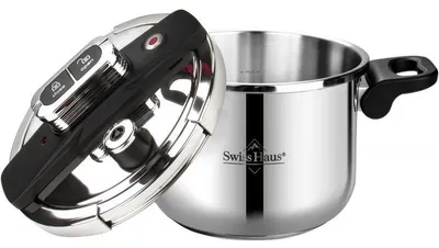 Image de Autocuiseur 6L Tous feux dont induction Acier inoxydable Swiss Haus SH-PCN6L