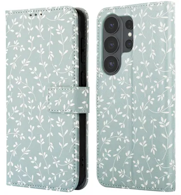 Image de Étagère design imoshion pour Samsung Galaxy S26 Ultra - Fleurs vert fumé