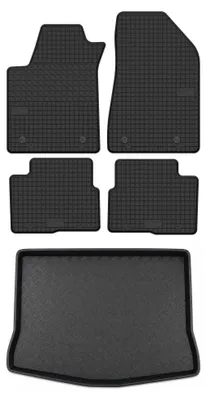 Obrázok produktu pre Gumové autokoberce SolidTread + vaňa kufra pre: Alfa Romeo Giulietta 2015-2020 hatchback 5 ks
