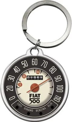 Obrázek produktu pro Nostalgic-Art - Přívěsek na klíče - Fiat - Fiat 500 speedo