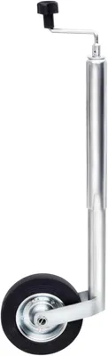 Produktbild von 48-mm-Stützrad für Anhänger und Wohnmobile - Verstellbar und rostfrei - Tragfähigkeit von 150 kg