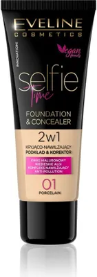 Image de Eveline Elegant Corrective Make-up With SPF and Hyaluronic Acid 01 - Fine Porcelain 30 ml