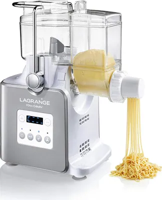 Produktbild von LAGRANGE 429002, Elektrische Nudelmaschine, Aluminium, Grau, Weiß, 250 g, LED, 180 W