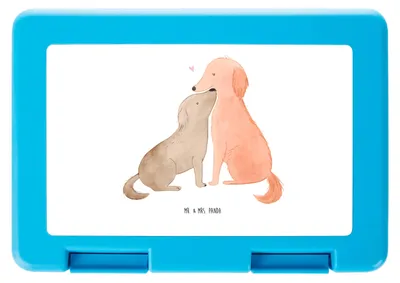 Produktbild von Mr. & Mrs. Panda Frischhaltedose Hunde Liebe - Weiß - Geschenk, Bentobox, Pausenbox, Snackbox, Hund, Herz, Sprüche, Vertrauen, Vesperbox, Lunchbox, Verliebt, Bento Box