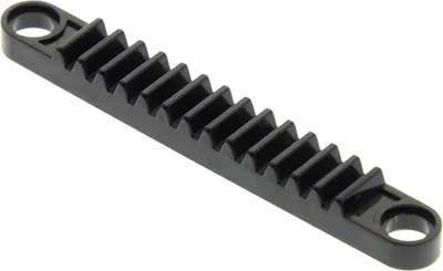 Produktbild von 1x Lego Technic Zahnstange 1x8 schwarz Achs Löchern Zahnrad Rack 4275503 6630