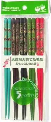 Produktbild von Essstäbchen Japan Style Mix 5Paar