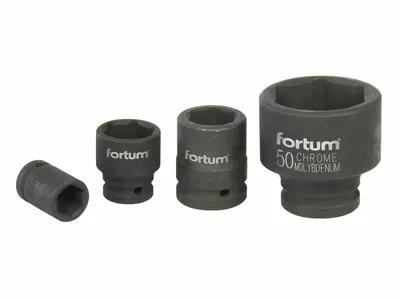 Produktbild von Fortum Stecknuss (4703034) Kraft-Stecknuss, 3/4", 34mm, L 57mm, CrMoV