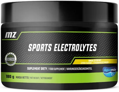 Produktbild von Sport-Elektrolytpulver 180g - 60 Portionen - Vegan - Zitronengeschmack