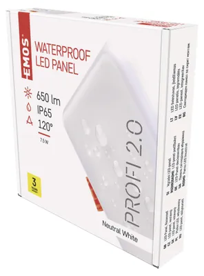 LED podhledové svítidlo VIXXO 10 x 10 cm, 7,5 W, neutrální bílá, IP65