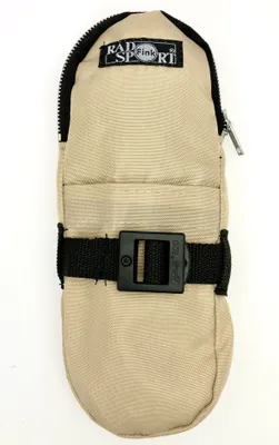 Productafbeelding van Zadelzak voor racefiets, bandentas, nylon, crème/beige