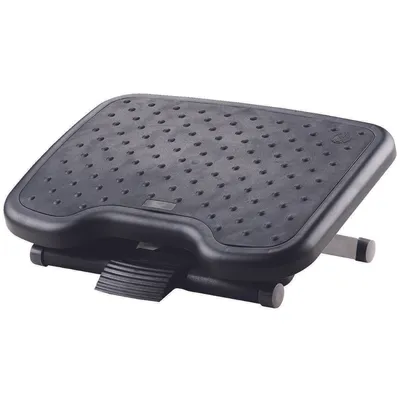 Produktbild von Q-CONNECT KF17983 Fußstütze, Gummioberfläche, Kunststoff, schwarz