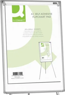 Zdjęcie produktu dla Podkładka do flipchartów Q-Connect, pusta, 30 arkuszy, 2 szt