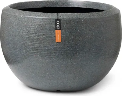 Produktbild von Vase Kugel Granit H90 cm anthrazit Blumentopf Capi Europe