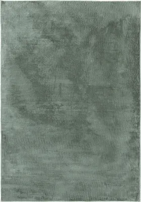 Image de Tapis en Fourrure artificielle Interiyou Fargo Vert 200 x 290 cm