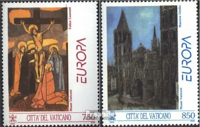Produktbild von Briefmarken Vatikanstadt 1993 Mi 1099-1100 (kompl.Ausg.) postfrisch Zeitgenössische Kunst