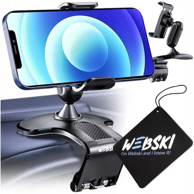 Produktbild von Webski Handy-Autohalterung für Armaturenbrett Schwarz