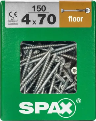 Produktbild von Spax Dielenschrauben 4.0 x 70 mm TX 10 - 150 Stk.