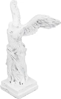 Zdjęcie produktu dla Innowacyjna rzeźba z żywicy z podkładką antypoślizgową do dekoracji domu, biura i salonu (BS1057 Small White)