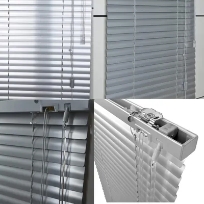 Produktbild von Jalousie Aluminium, Klemmfix, 60x150 cm, Licht- und Sichtschutz