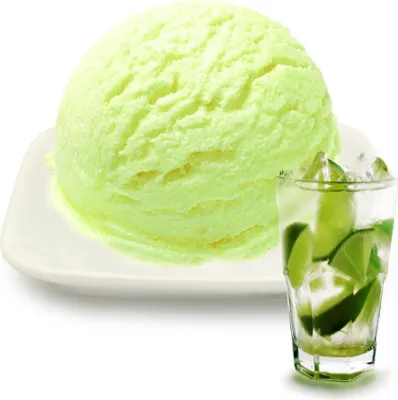 Image de Lime Caipirinha Glace à faible teneur en glucides Poudre végétalienne Sans sucre, sans lactose 100 kg