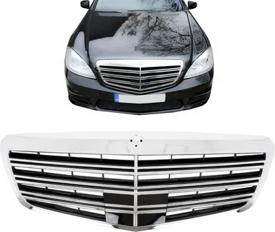 Produktbild von Kühlergrill für Mercedes W221 S-Klasse Facelift 2011-2013 S63 S65 Design.