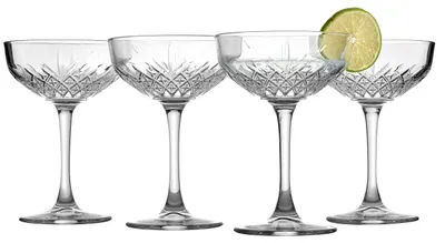 Champagneschalen 27 cl, 4 Stück, Glas, spülmaschinengeeignet