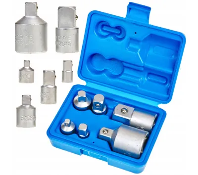 Produktbild von 6-tlg Adapter Nuss Set Steckschlüssel Satz 1/4 3/8 1/2 auf 3/4 Zoll Werkzeug Kfz