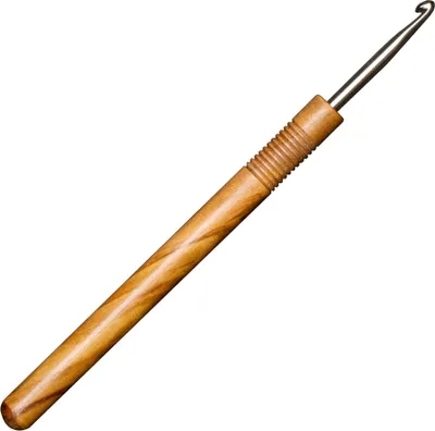 Produktbild von addi Nature Olivenholz Häkelnadel : 4,50mm Durchmesser: 4,50mm