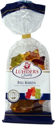 Produktbild von Big-Bären, große Fruchtgummi Bärchen mit 20% Fruchtanteil
