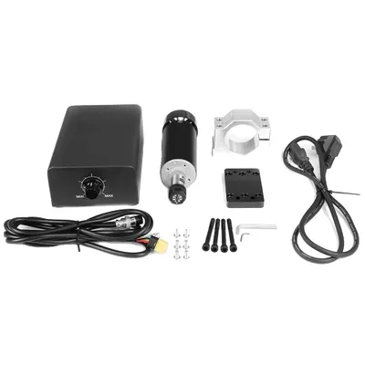 Immagine prodotto di kit motore mandrino 500W, mandrino ER11, controllo velocità regolabile, kit motore mandrinoEU