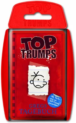 Produktbild von Top Trumps - Gregs Tagebuch Kartenspiel Karten Spiel Buch Quartett Deutsch