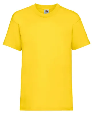 Produktbild von Fruit of the Loom Kinder T-Shirt, kurzärmlig (2 Stück/Packung) BC4269 (14-15 Jahre (164)) (Gelb)