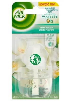 Image de Parfum pour Air Wick Air Freshener - Fleurs blanches, 19 ml.
