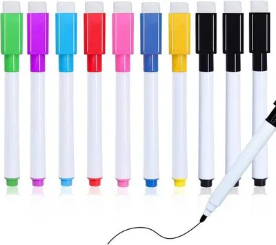 Produktbild von Magnetische Whiteboardstifte Set für Schule, Büro, zu Hause (8 Farben)