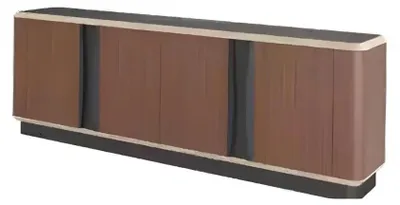 Obrázek produktu pro Kancelářský příborník designová skříňka dřevěný nábytek komoda příborník
