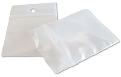 Productafbeelding van Prigta - Gripzakjes 40x40 mm - mini zakjes - 200 stuks - hersluitbare zakjes klein - sieraden zakjes plastic