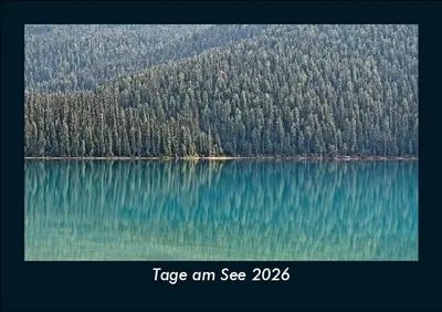 Produktbild von Tage am See 2026 Fotokalender - Querformat DIN A5, Monatskalender mit Bild-Motiven aus Fauna und Flora, Natur, Blumen und Pflanzen