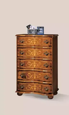 Productafbeelding van Klassieke design houten commode, woonkamer meubel, met lades, console