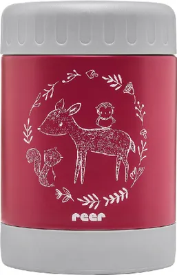 Produktbild von reer Warmhaltebox 'ColourDesign', Edelstahl, 300 ml, beerenrot